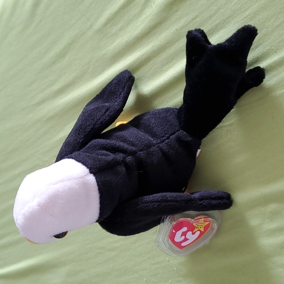 Vintage baldy bald eagle ty beanie baby - Picture 2 of 5